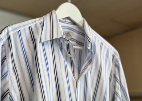 hermes serie button shirt stripe