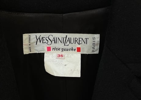 80s yves saint laurent rive gauche coat