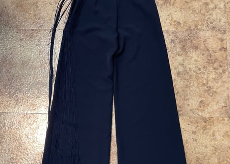 mm6 maison margiela 2018aw  fringe wide pants dead stock