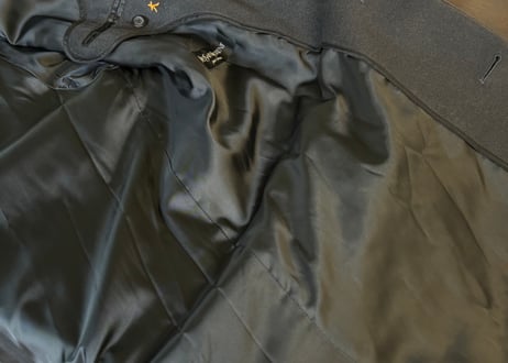 yves saint laurent wool long coat