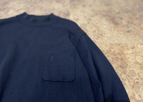 yves saint laurent logo turtle neck knit