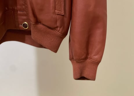 80s loewe leather jacket