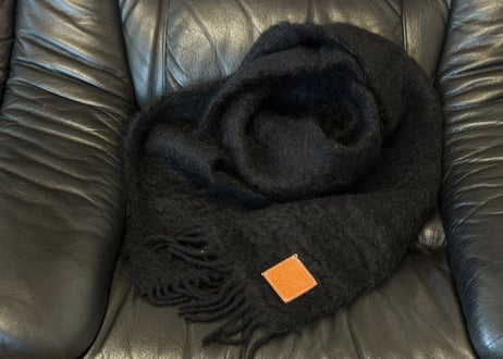 loewe anagram mohair muffler #1