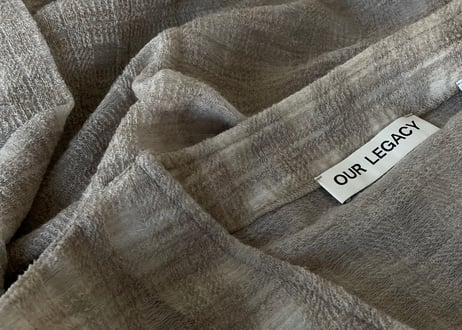 our legacy 2023 over size check cardigan dead stock