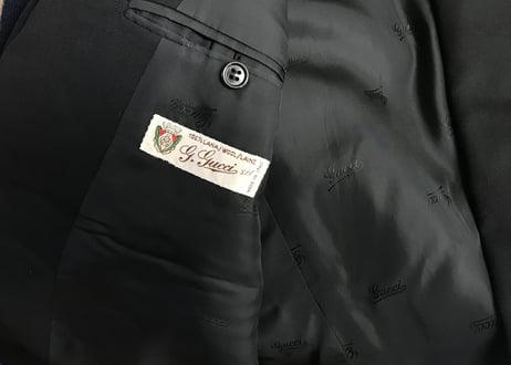 80s gucci double  tailored jacket