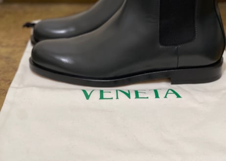 bottega beneta 2020aw side gore green boots dead stock 43