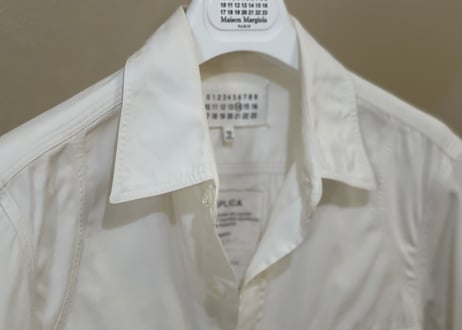 maison margiela "replica" work shirt