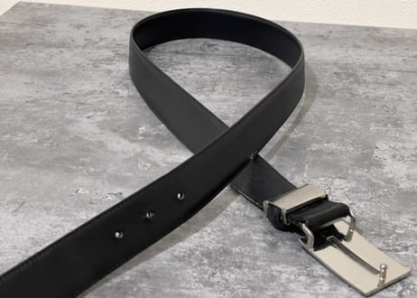 burberry leathear belt #2