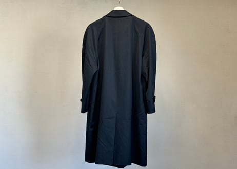 yves saint laurent silk wool long coat