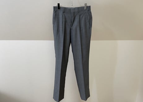 80s vintage set up suit three peace gray