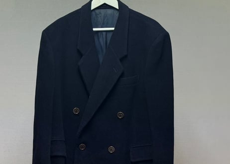 dior double long coat