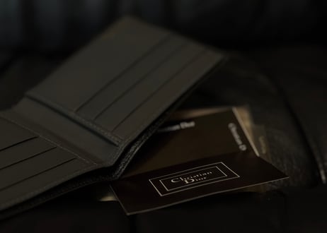 dior leather walled dead stock