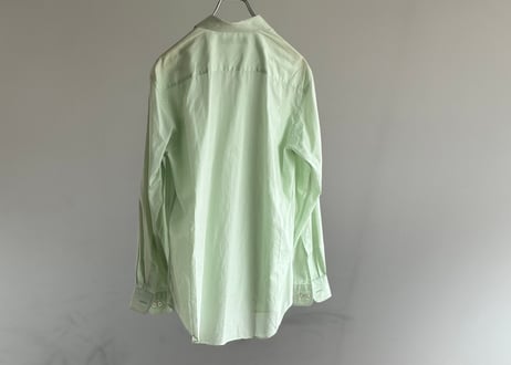isseymiyake green shirt