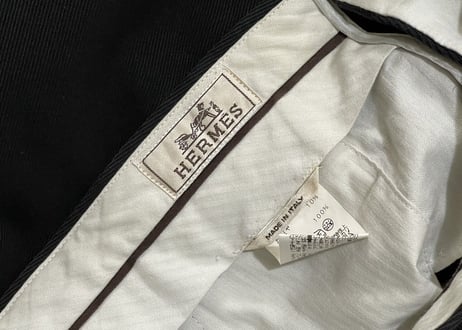 hermes corduroy pants