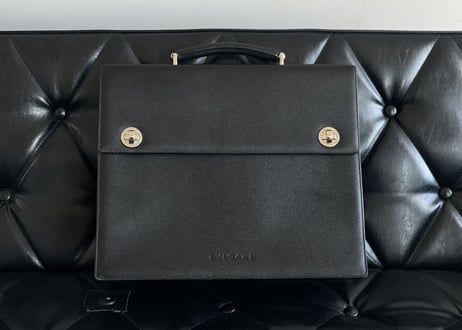 bvlgari leather bag #2