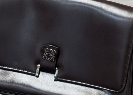loewe leather anagram shoulder bag