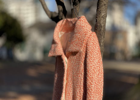 dries van noten tweed coat