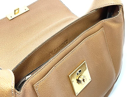 jilsander leather bag brown