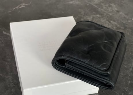 maison margiela glam slam leather wallet
