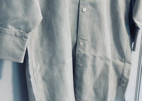 hermes silk three quarter sleeve shirt