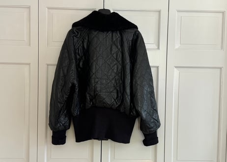 jilsander "本人期" leather jacket
