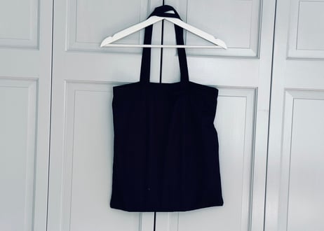 maison margiela stereo type logo tote bag