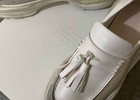 maison margiela retro fit tassel loafers