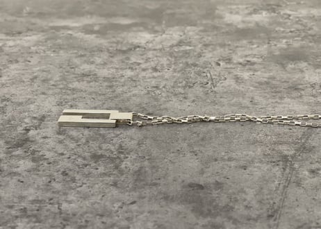 gucci silver necklace