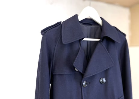 maison margiela short trench coat