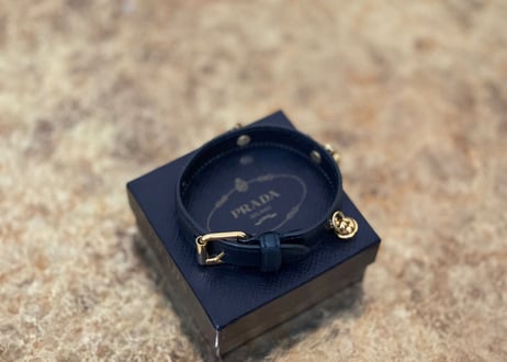 prada leather bracelet