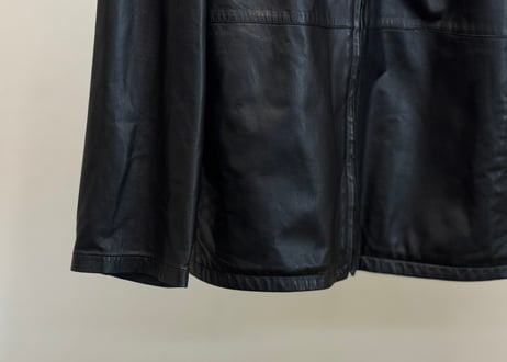 ferragamo ganchini leather jaccket