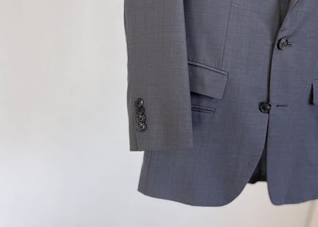 wooyoungmi purple grey set up suit