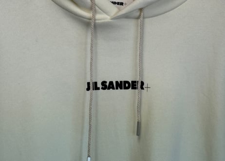 jilsander oversize logo hoodie dead stock