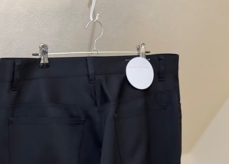 mm6 maison margiela 2020aw white leather pach trousers dead stock