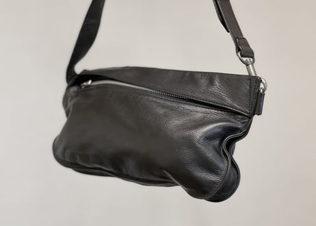 issey miyake leather shoulder bag