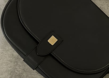 80s christian dior made in Flance leather bag