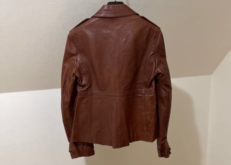 gucci leather jacket deat stock