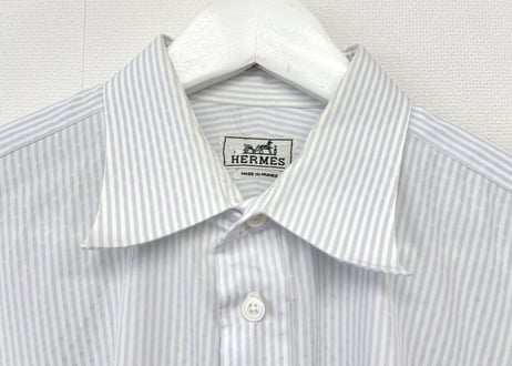 hermes fly front stripe shirt