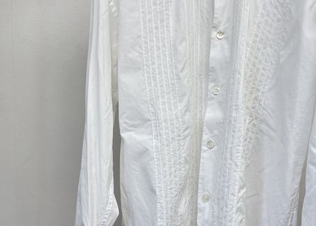 issey miyake tuck dress shirt