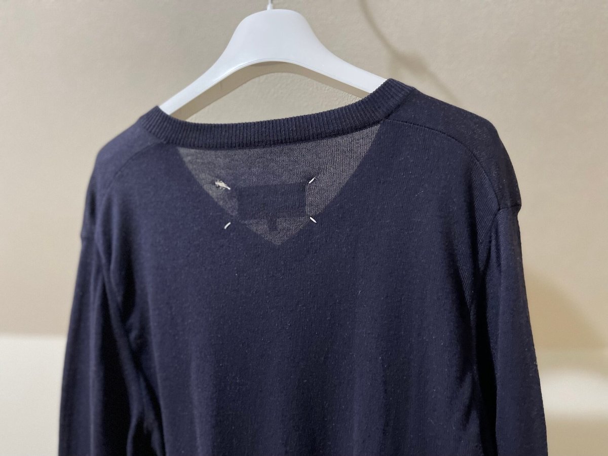 maison margiela elbow patch knit | weekend tokyo
