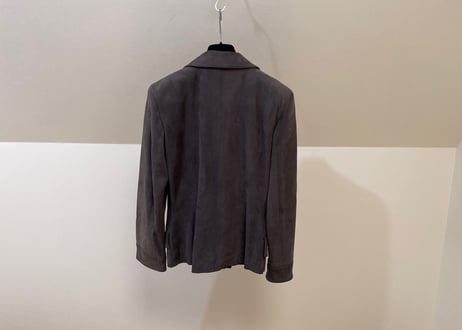 80s loewe leather double jacket
