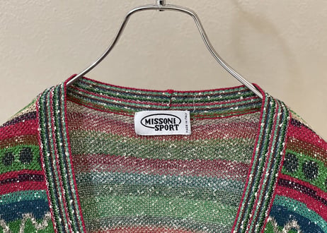 80-90s missoni long cardigan