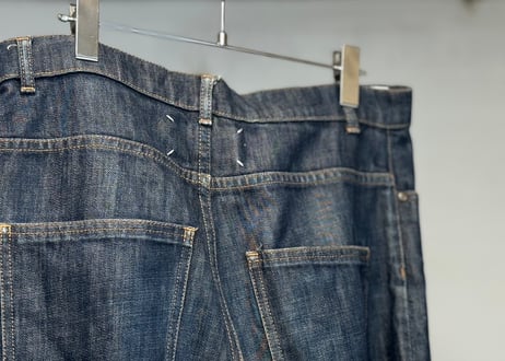 maison margiela denim set up suit