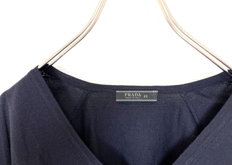 prada v neck knit