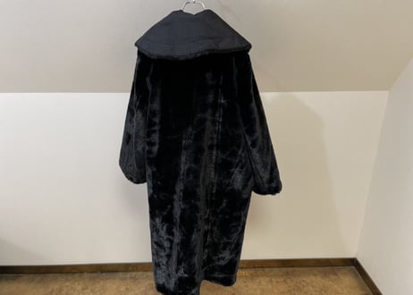 90s reversible fur coat dead stock