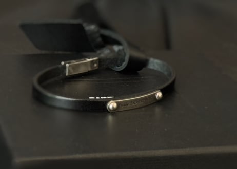 saint laurent leather bracelet