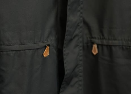 hermes leather zip coat