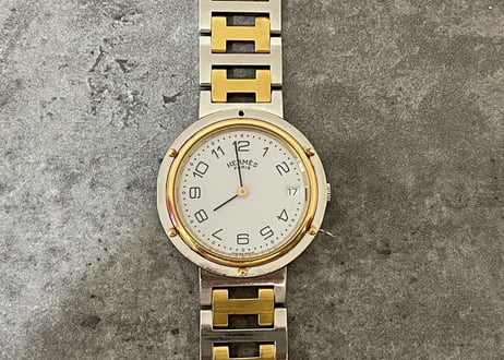 hermes dress watch "clipper "