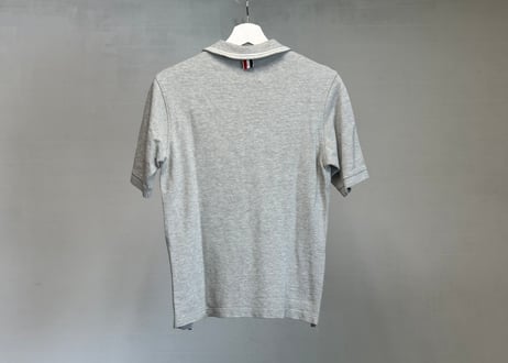 thom browne tricolor polo shirt