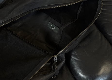 ren leather back pack